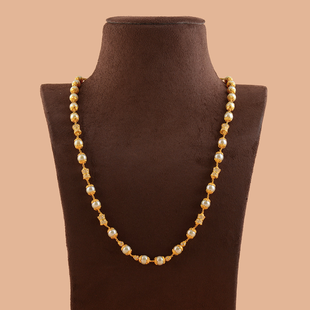 Single Pearl Drop Back Necklace | Back necklace, Gold pearl jewelry, Pearls
