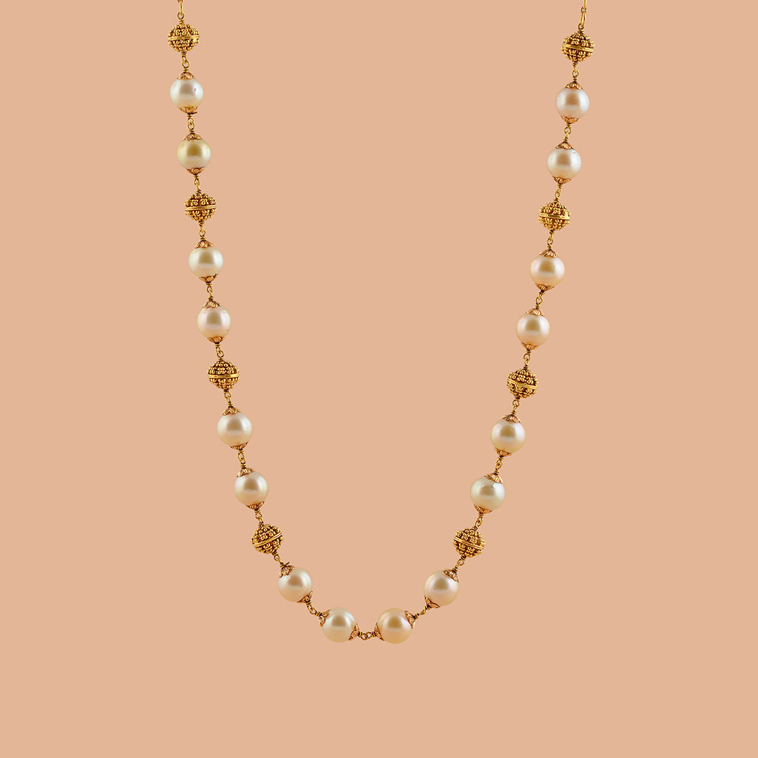 Lot - OPERA LENGTH WHITE SOUTH SEA PEARL NECKLACE