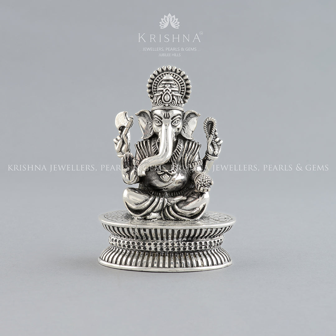 92.5 Pure Silver Ganesh Idols