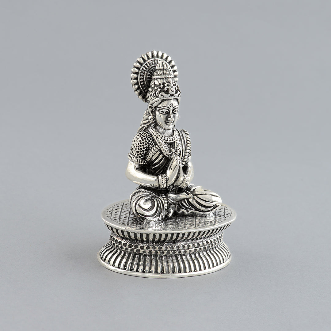 Annapurna Devi Silver Idol