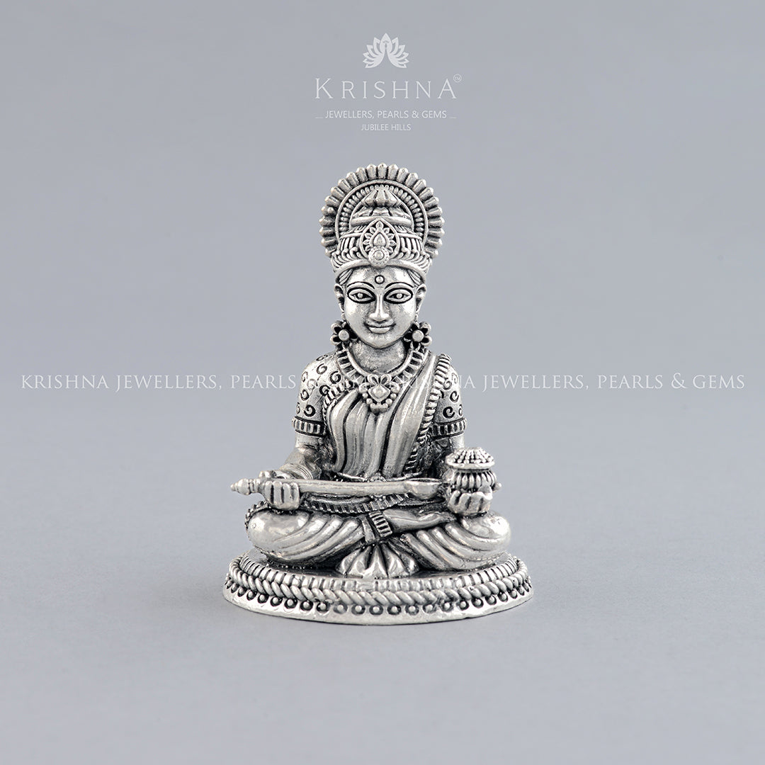 Silver Annapurna Devi Idol
