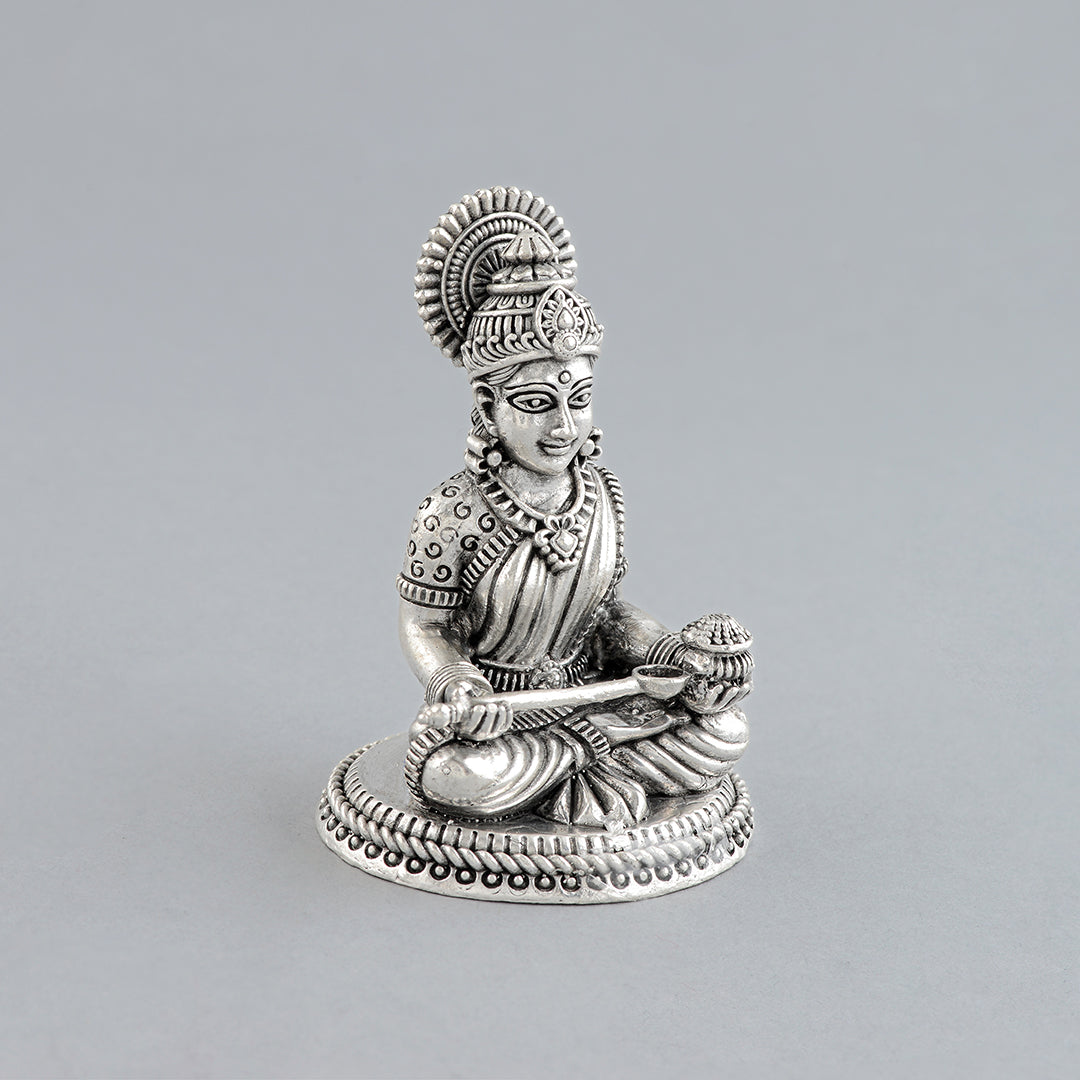 Silver Annapurna Devi Idol