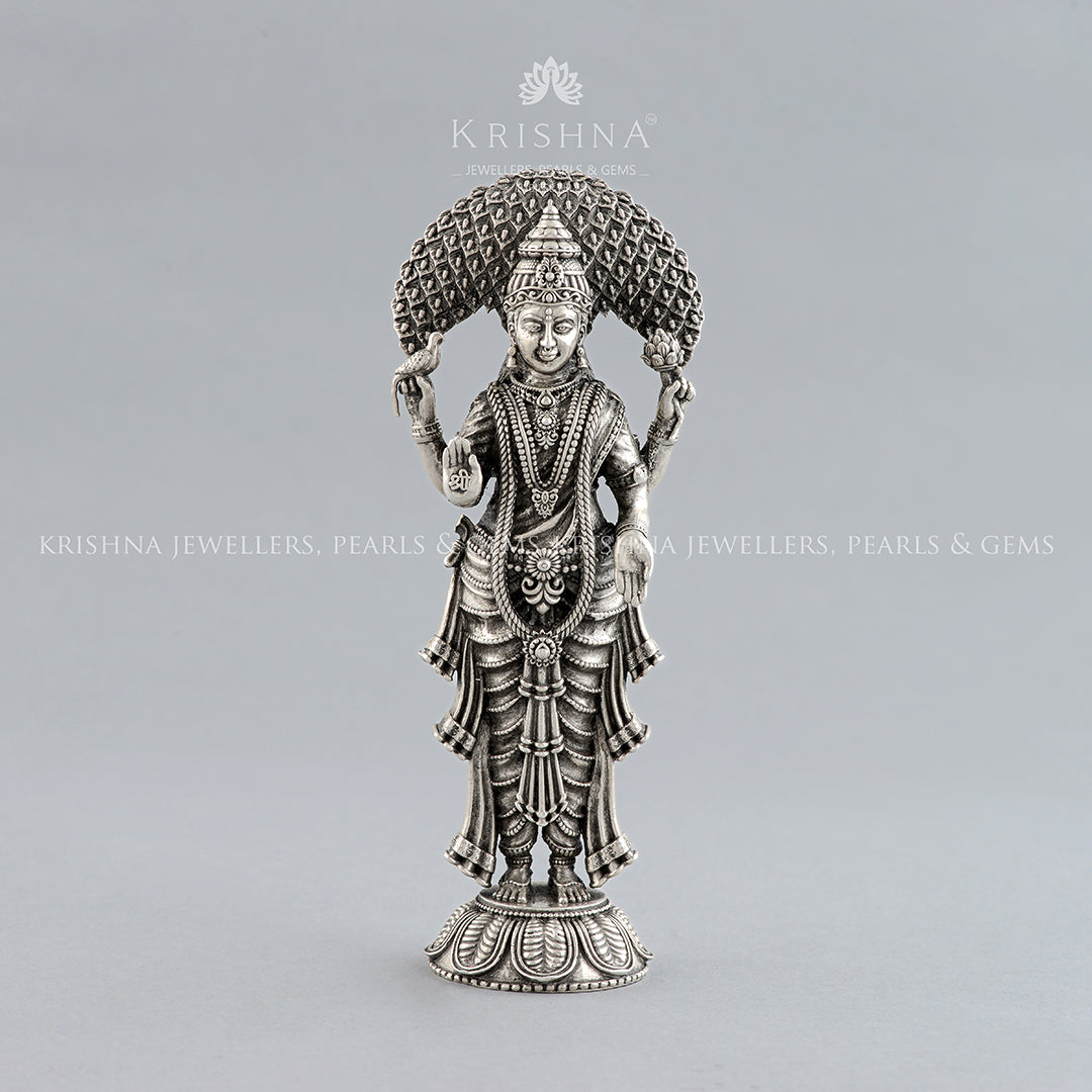 Silver Ganga Mata Idol