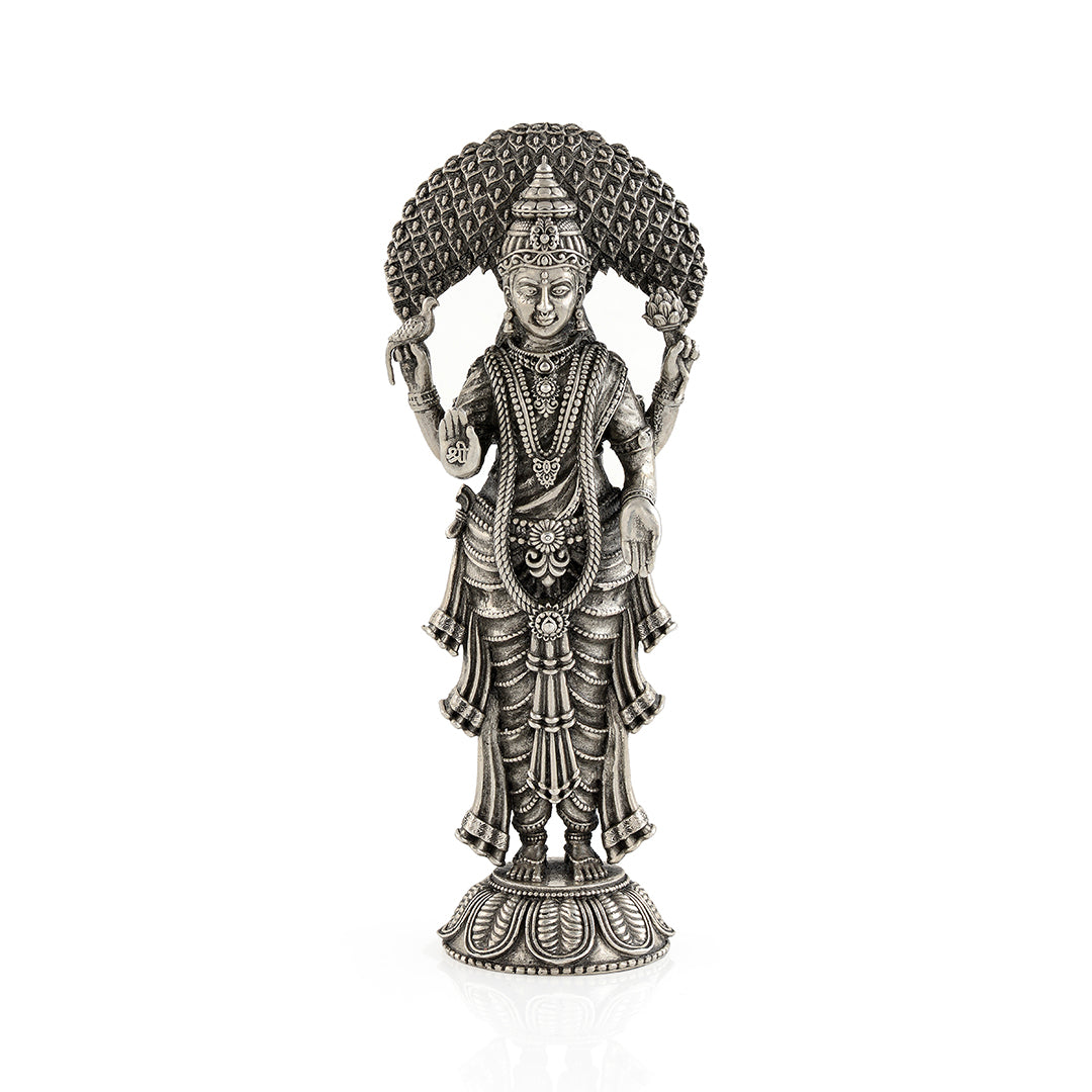 Silver Ganga Mata Idol