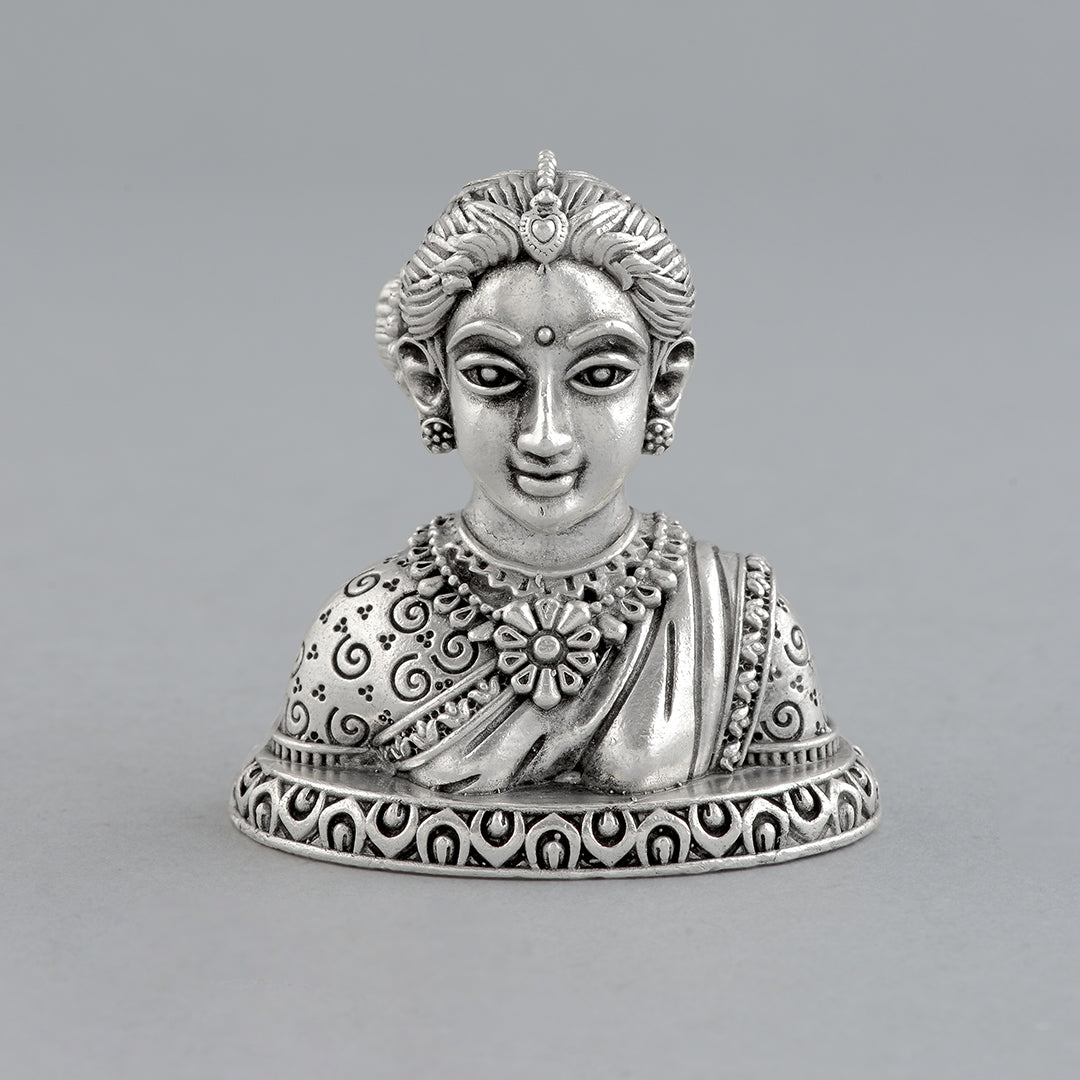 Silver Gauri Mata Idol