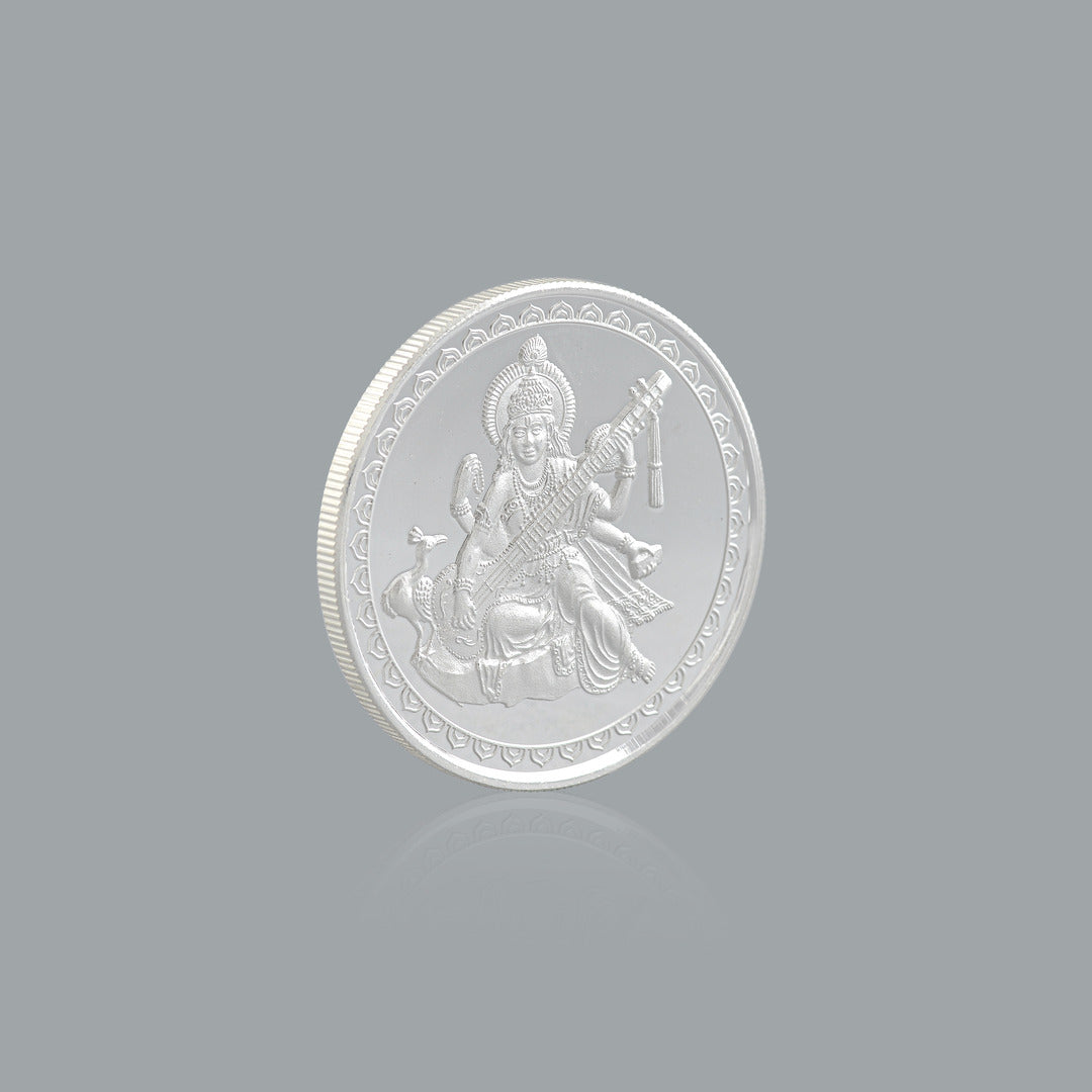 100 Grmms Saraswati Devi Motif coin