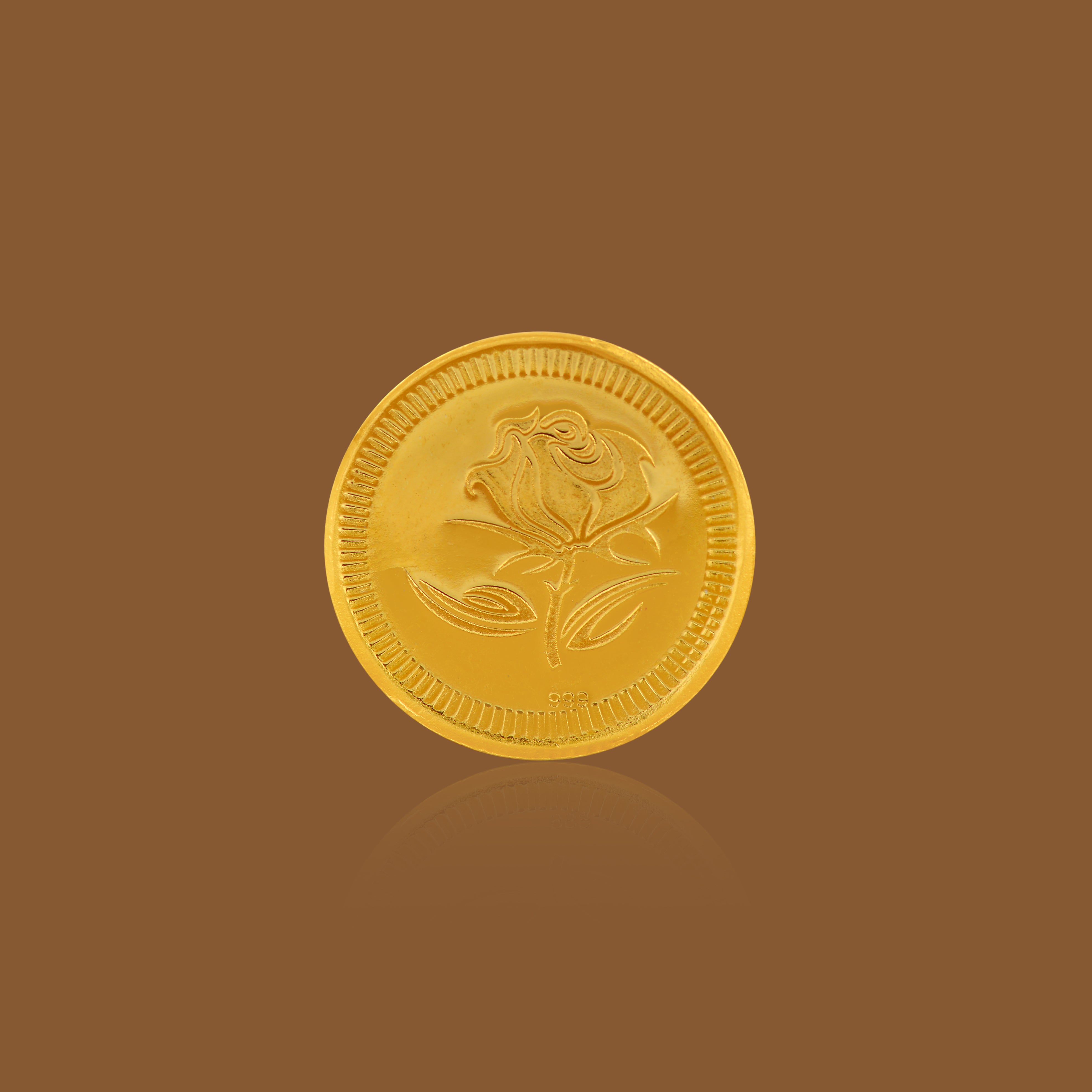 5 Gram Lotus Gold Coin 24k