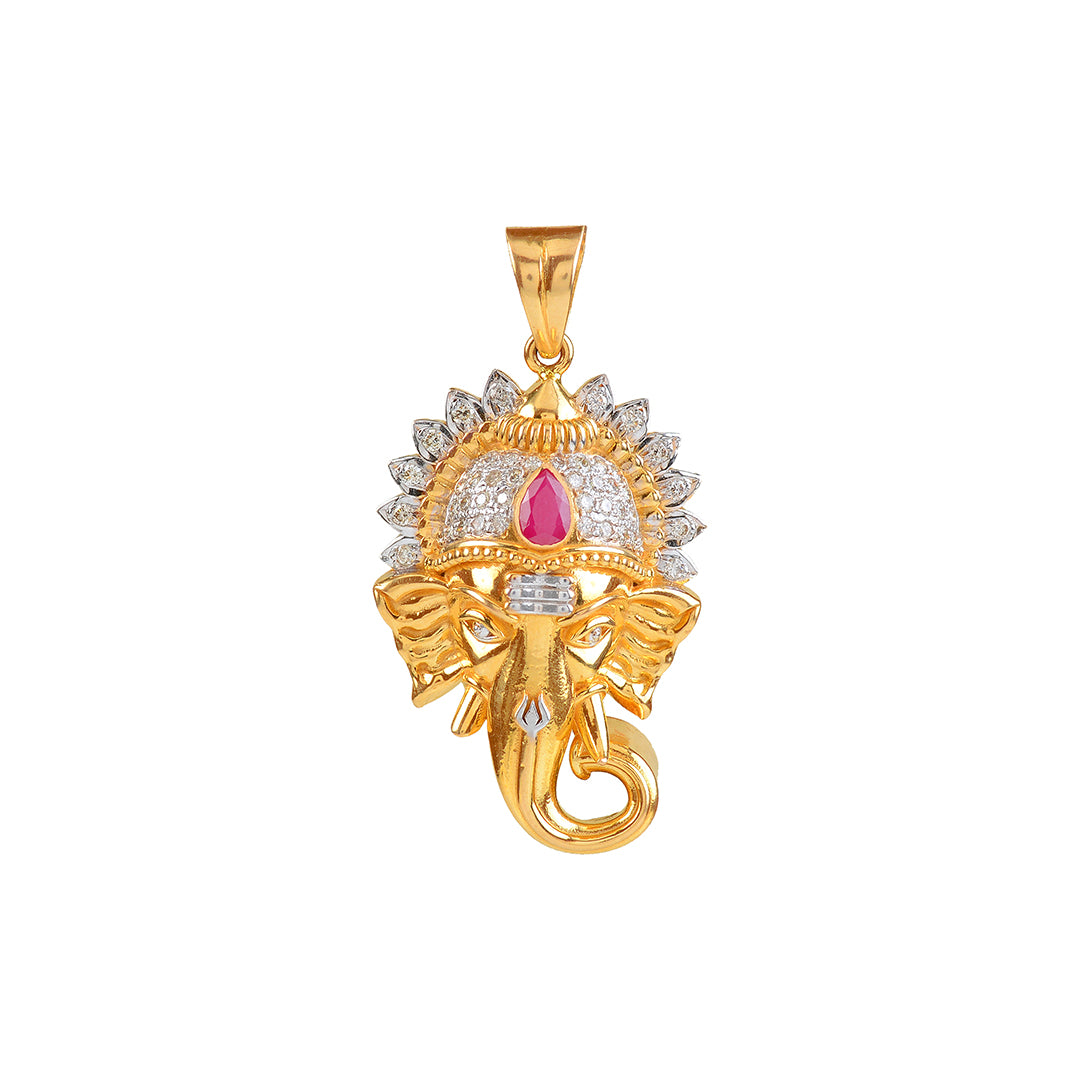 Beautiful 22k Gold Ganesh Pendant