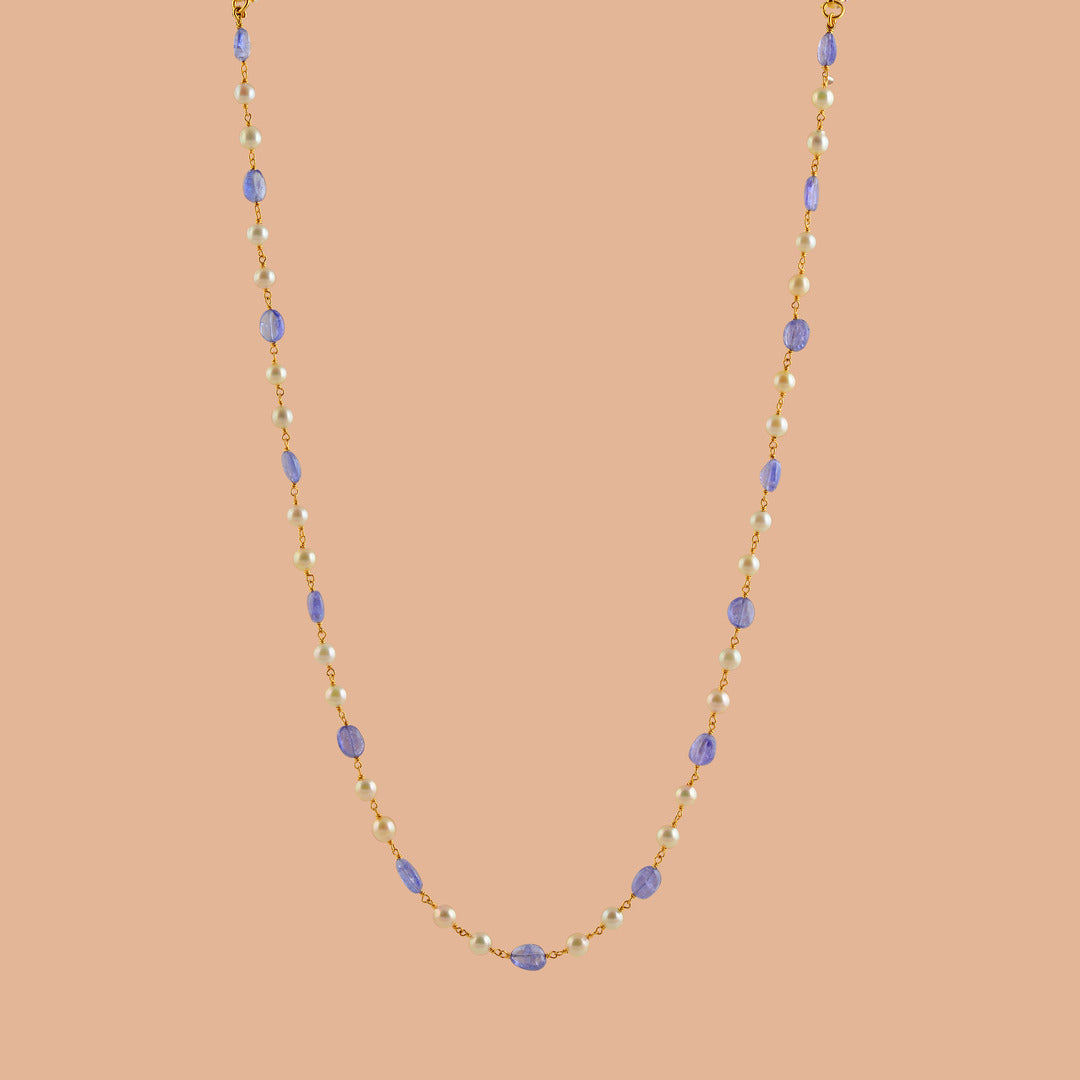 Single Line Pearl and Beads Chain