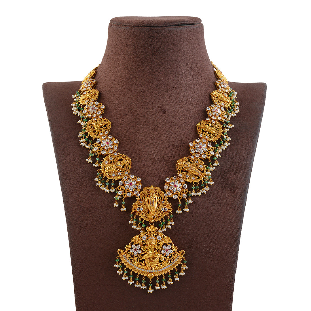 Dasavatharam 22K Long Gold Necklace