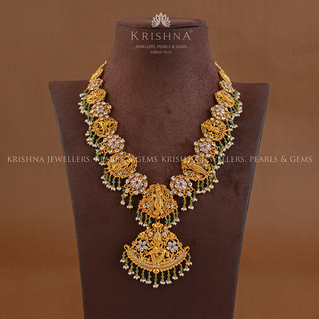 Dasavatharam 22K Long Gold Necklace
