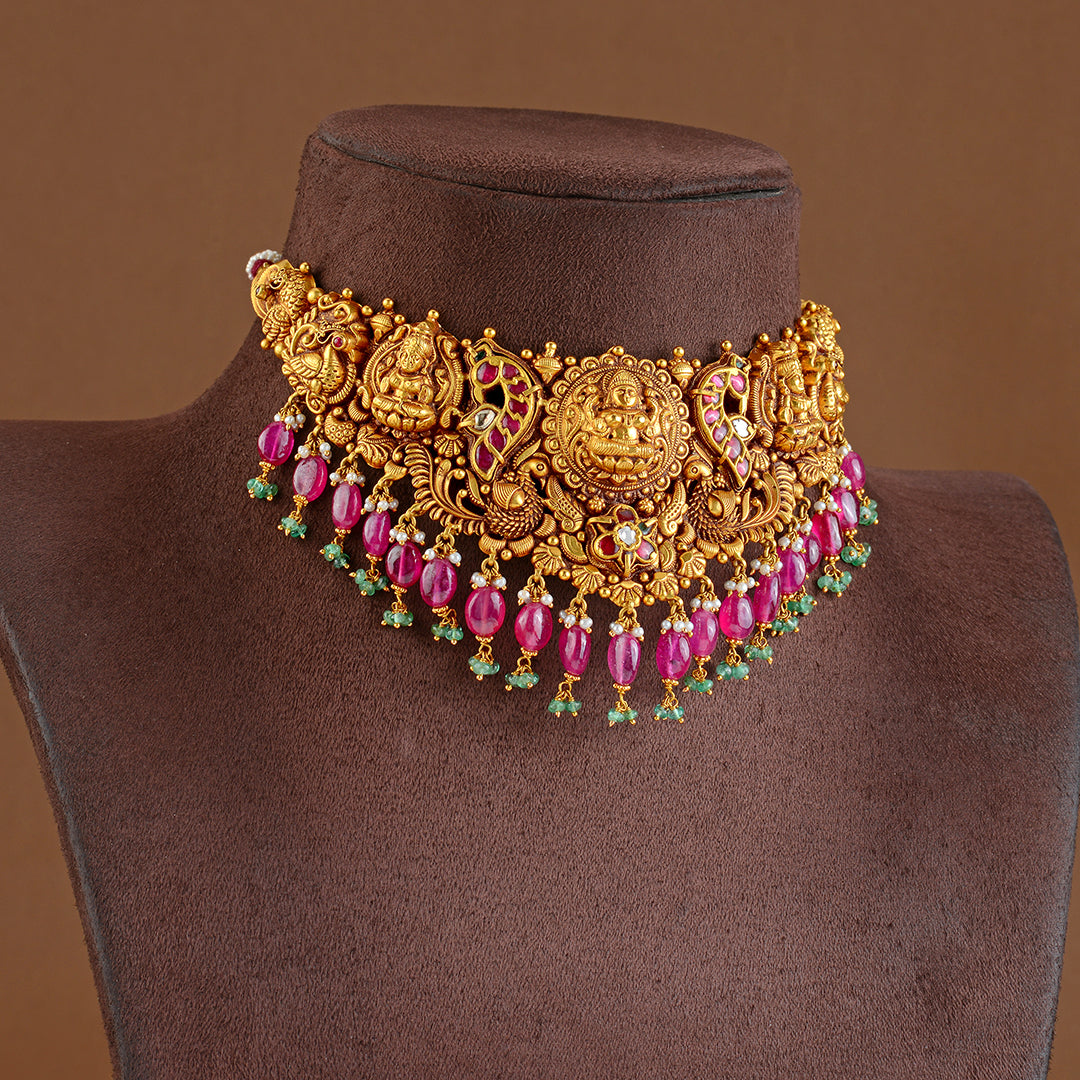 Beautiful Necklace Designs | 22k Gold Choker Necklace Designs || Shridhi  Vlog - YouTube