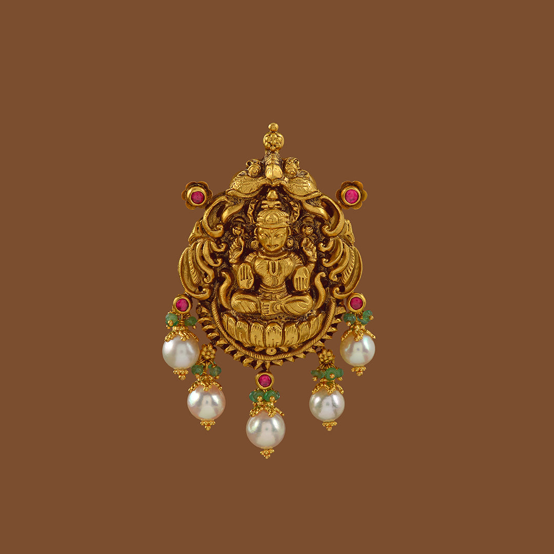 Lord Vinayaka Gold Pendant