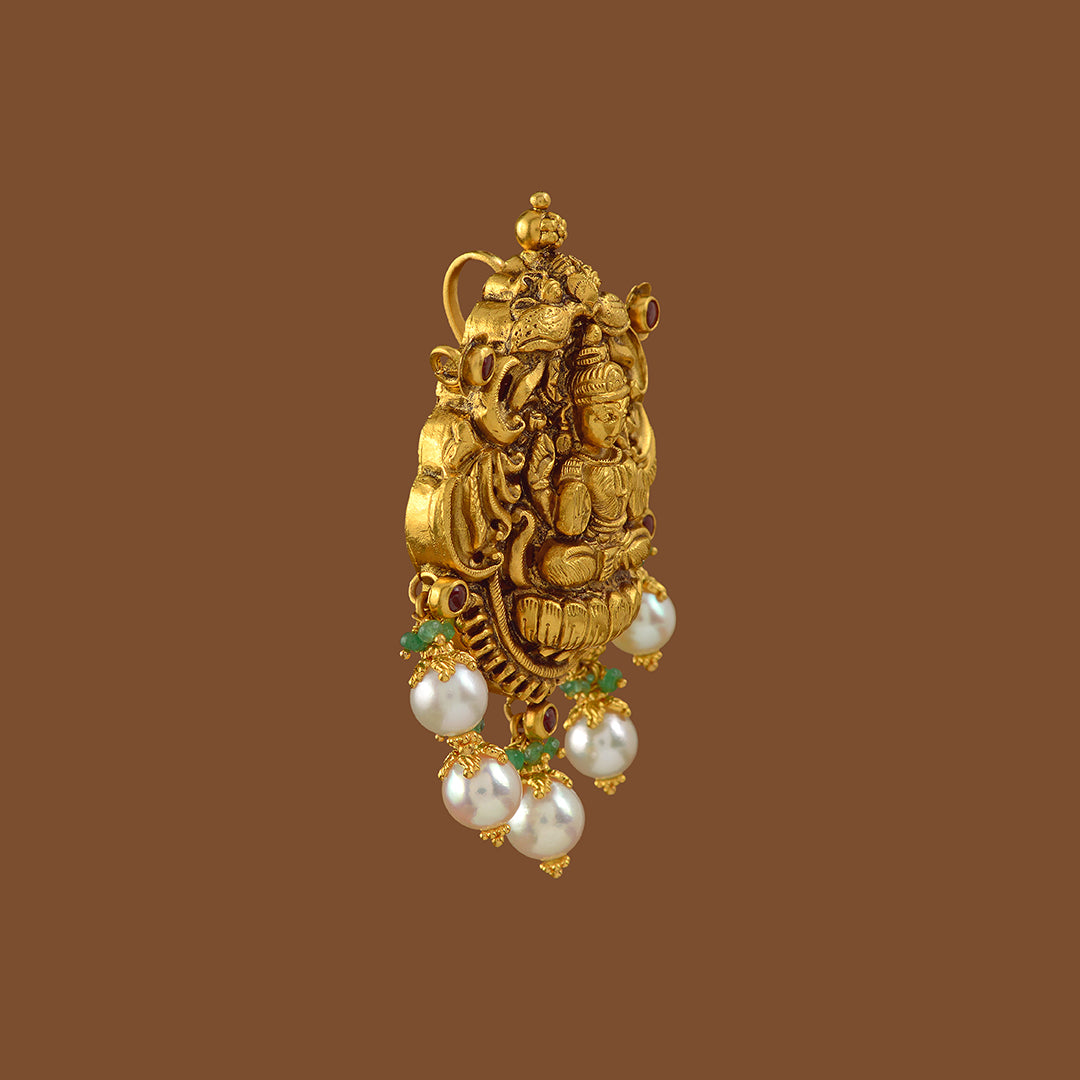Lord Vinayaka Gold Pendant
