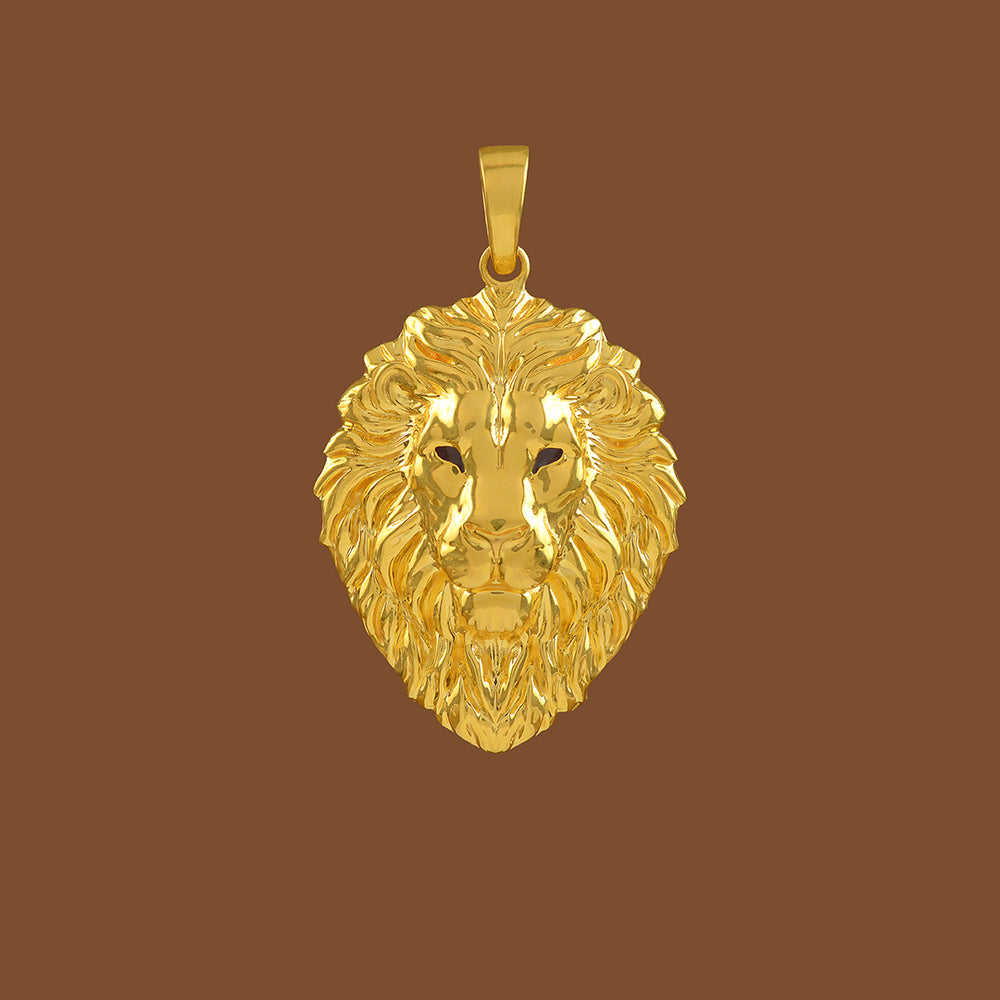 Lion Gold Pendant – Krishna Jewellers