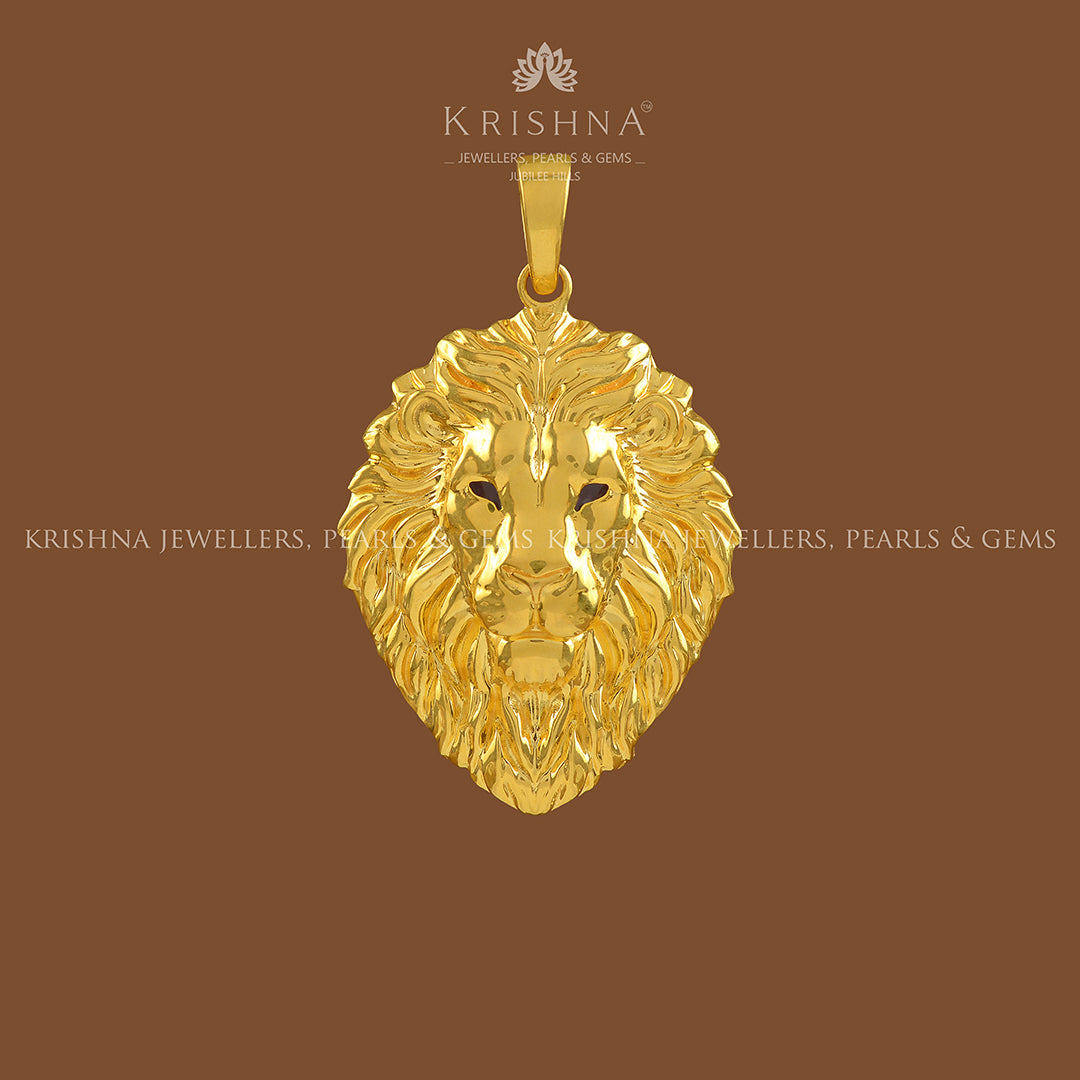 Lion Gold Pendant