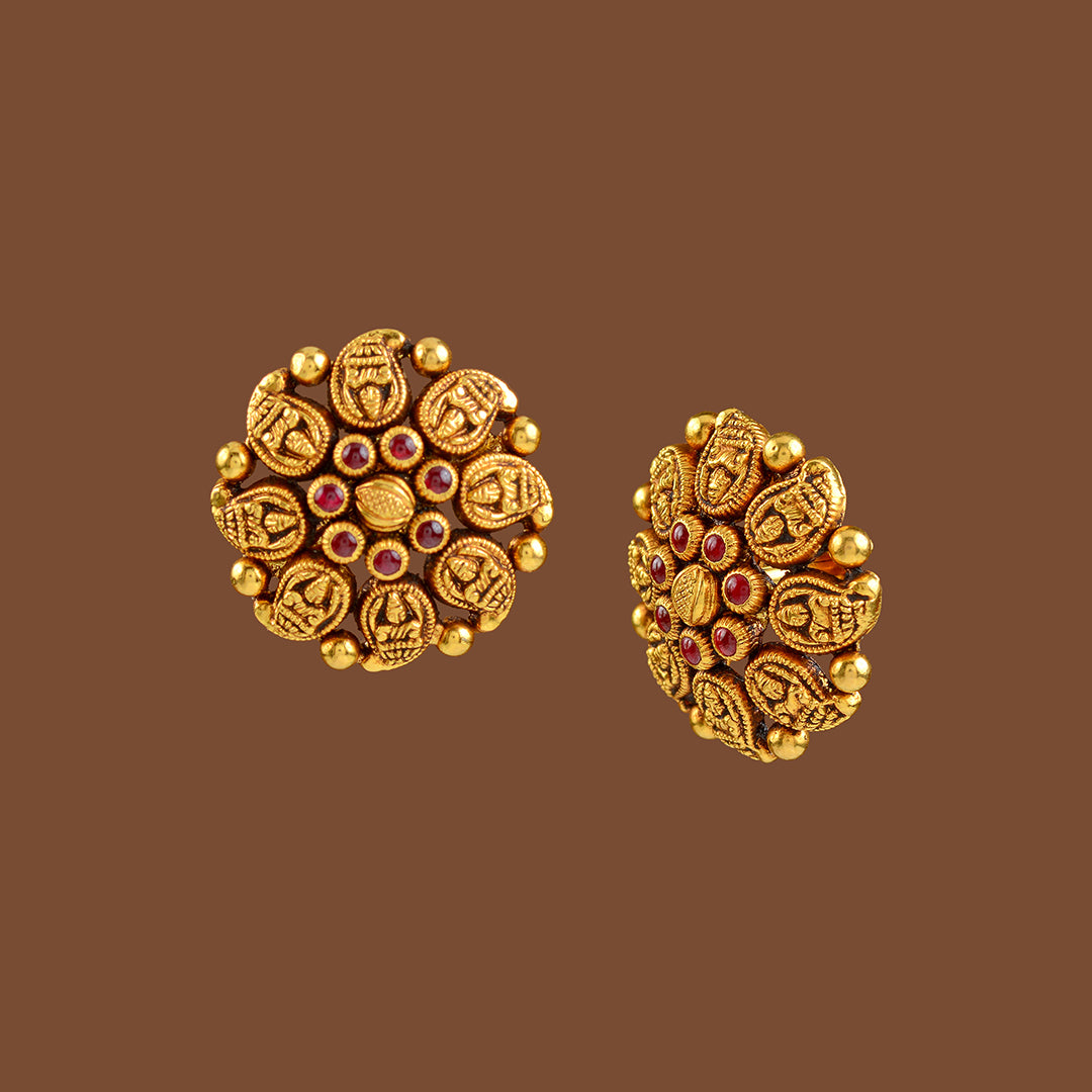 22k Gold Stud Earrings